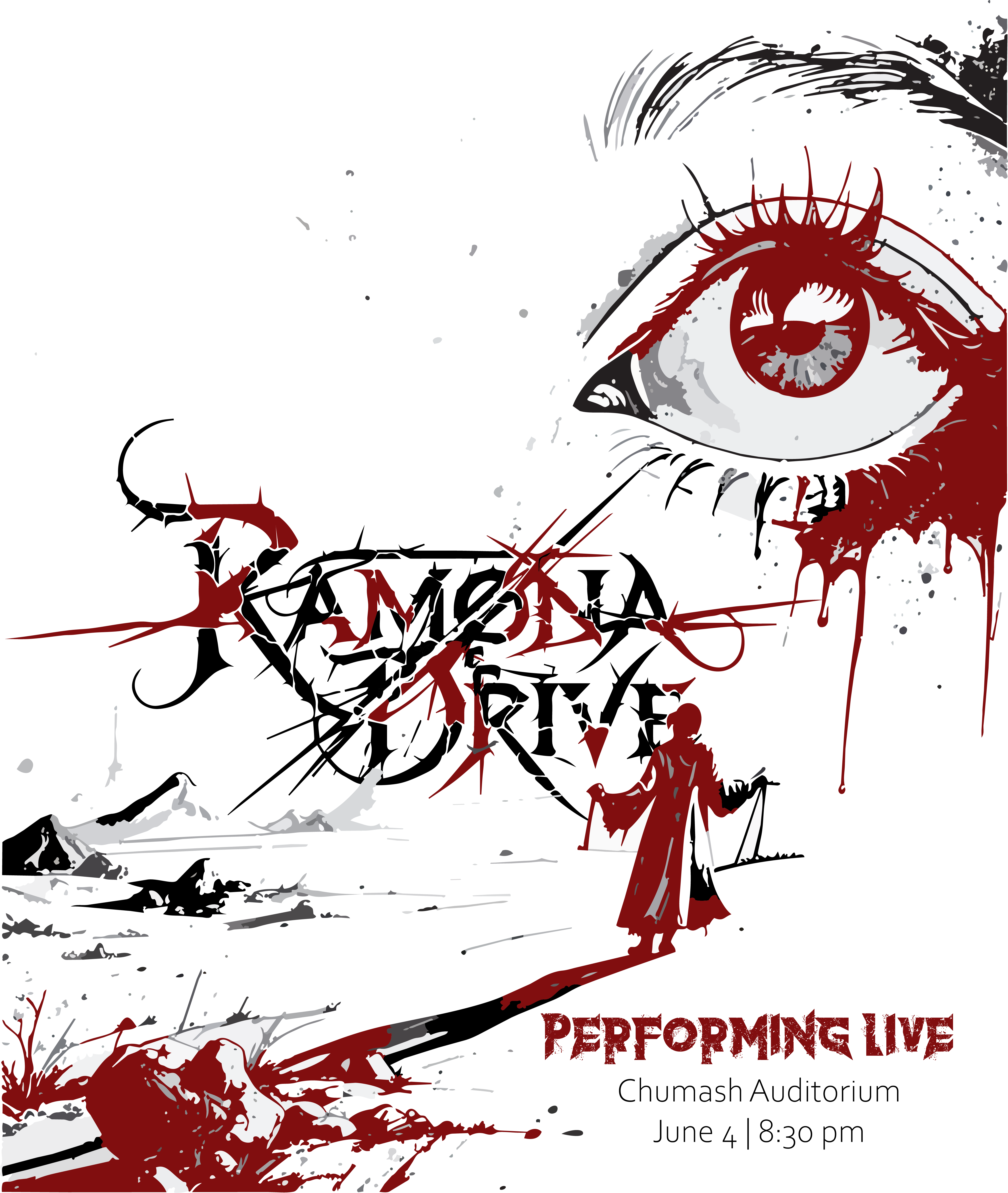 Ramona Drive Live Performance Poster